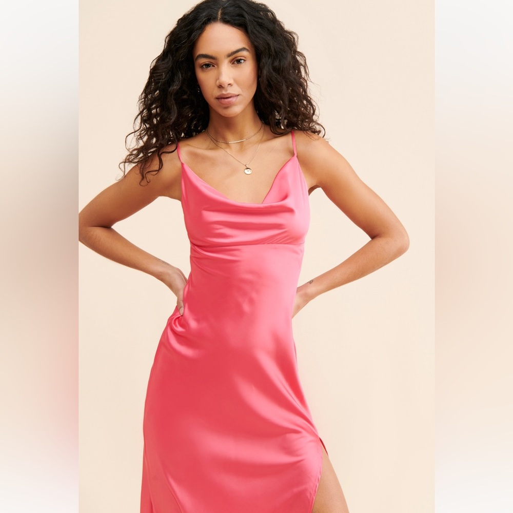 ADELYN RAE FAITH SLIP DRESS - Picture 4 of 12